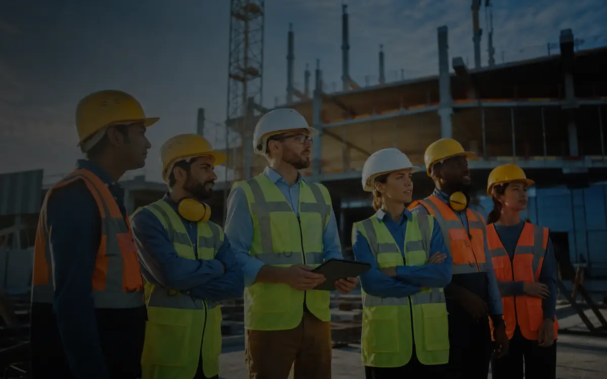 International construction workforce near coastal projects